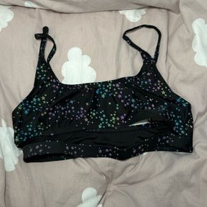 iHeartraves stars reflective underboob top